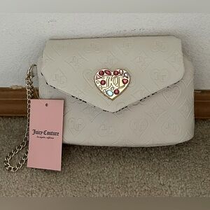 NWT Juicy Couture Glitz Out Mini Wristlet with Pull Out CC Crystal
